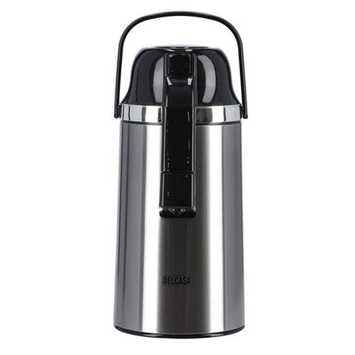 DELCASA  2.50L Airpot Flask - Insulated, Double-Wall Design, Portable for Hot & Cold.