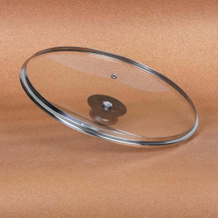 DELCASA 24cm Glass Lid with Bakelite Knob