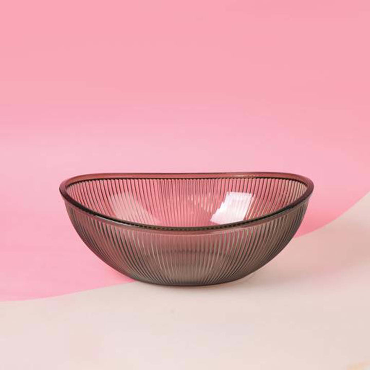 DELCASA 3300ml Smoked Gray Acrylic Bowl