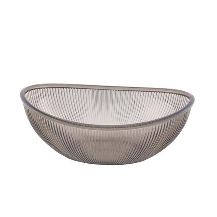 DELCASA 3300ml Smoked Gray Acrylic Bowl