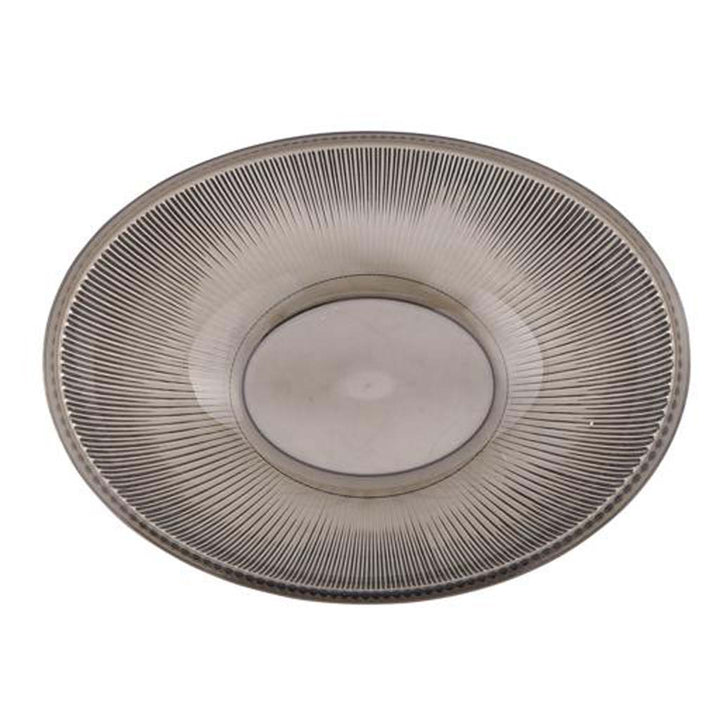 DELCASA 3300ml Smoked Gray Acrylic Bowl