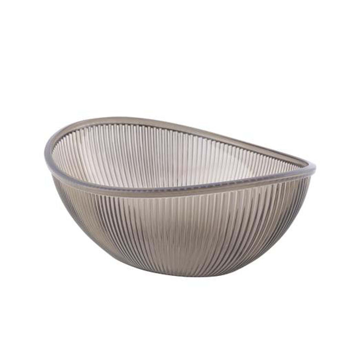 DELCASA 3300ml Smoked Gray Acrylic Bowl