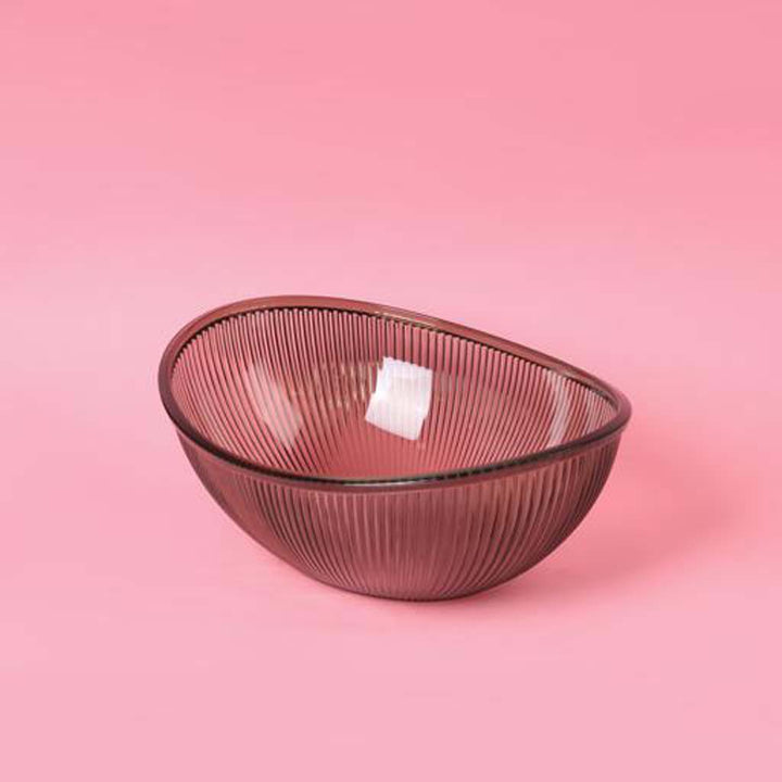 DELCASA 3300ml Smoked Gray Acrylic Bowl