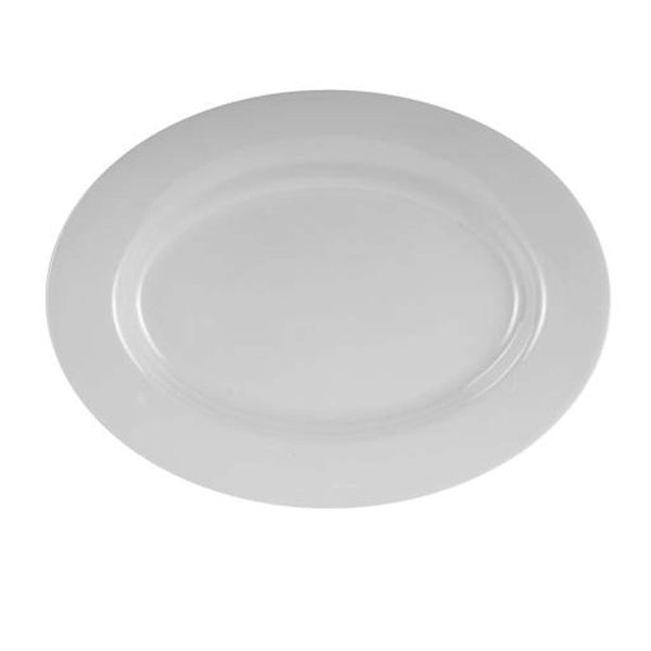DELCASA 39 " Melamine Oval Tray,- Durable, Chip-Resistant, Ideal for Home & Restaurant.