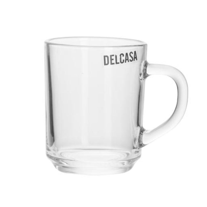 DELCASA 3Pc-Glass Mug with handle 210ml