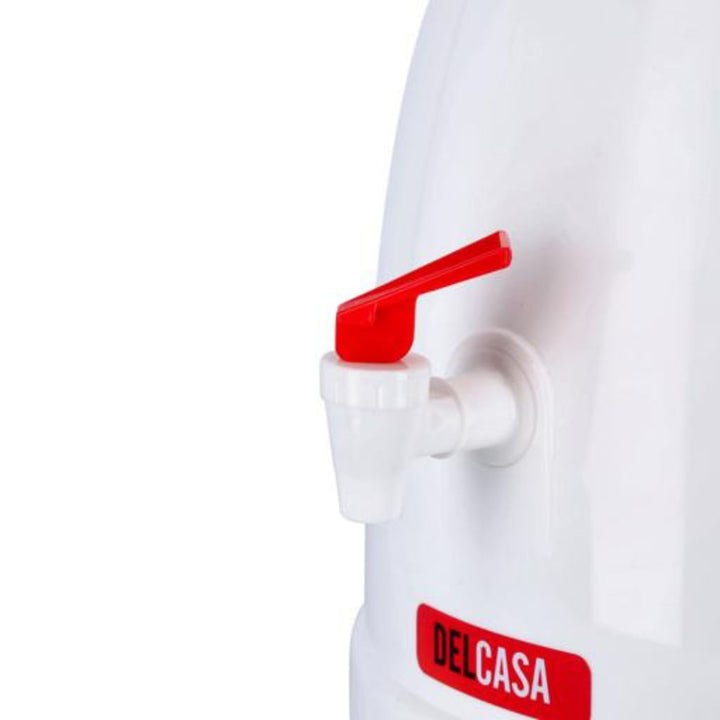 DELCASA 4 to 5 Gallon Bottle Water Dispenser - Made of Durable Food Grade PP Polymer  Anti-Bacterial Non-Dust Adhesive  Leak-Proof Design  Simple Installation  Affordable