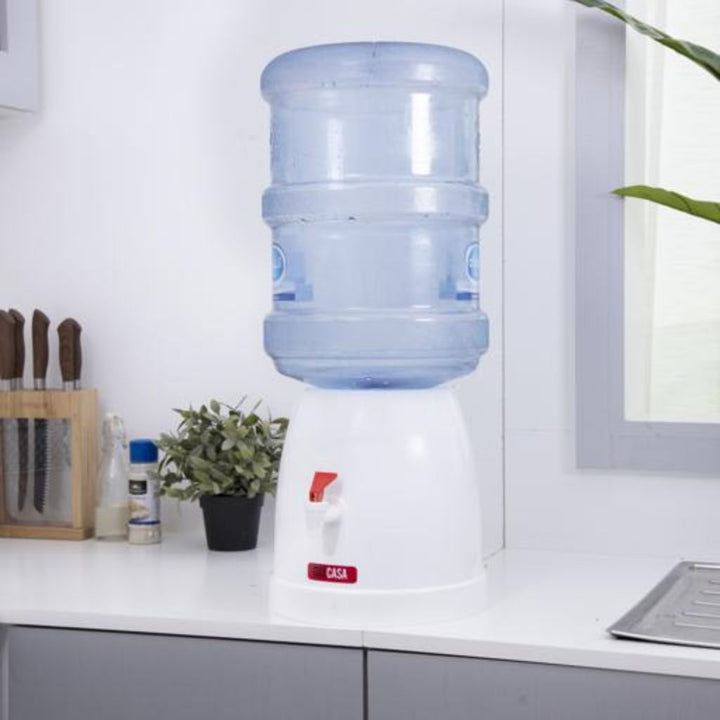 DELCASA 4 to 5 Gallon Bottle Water Dispenser - Made of Durable Food Grade PP Polymer  Anti-Bacterial Non-Dust Adhesive  Leak-Proof Design  Simple Installation  Affordable