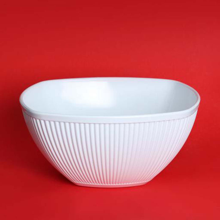 DELCASA Acrylic Bowl, Soft White, 3350ml.