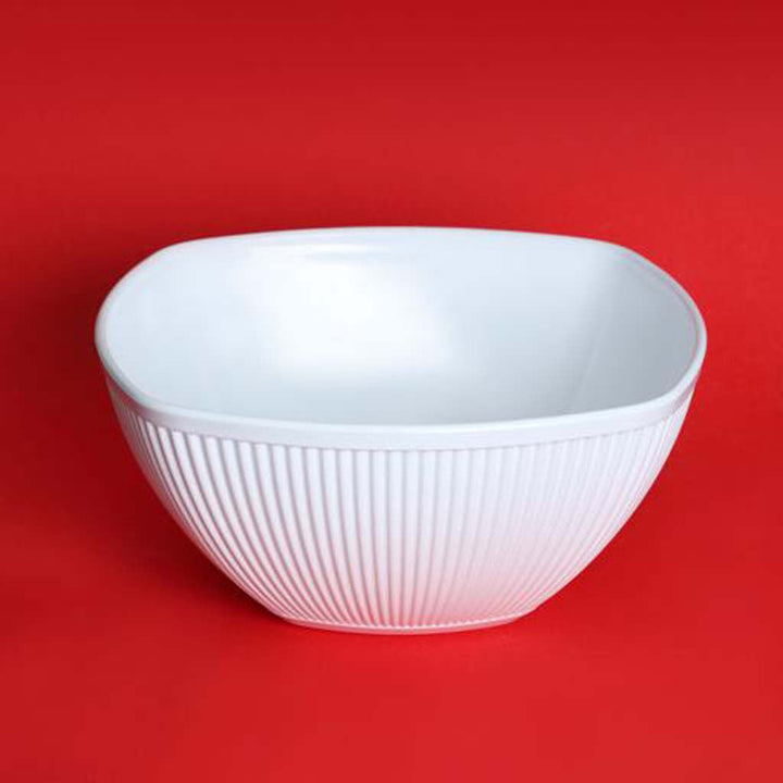 DELCASA Acrylic Bowl, Soft White, 3350ml.