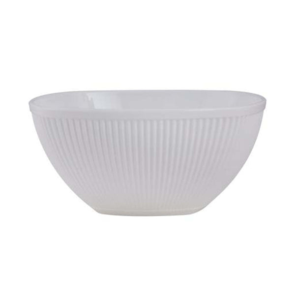 DELCASA Acrylic Bowl, Soft White, 3350ml.