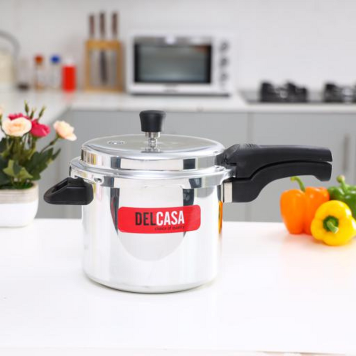 DELCASA Aluminium Pressure Cooker 7.5L