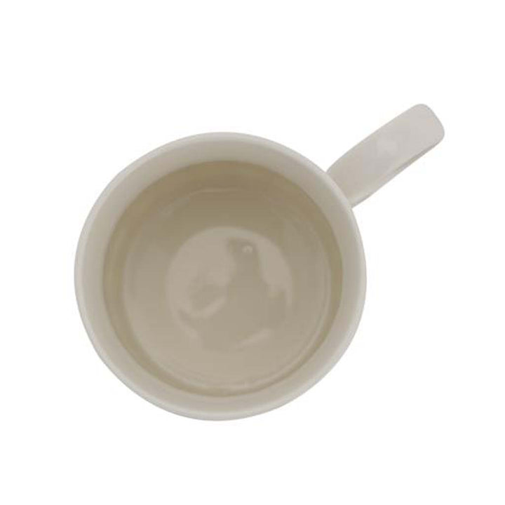 DELCASA Bone Wave 12oz Mug,  New Bone China  Chip-Resistant & Durable  for Coffee, Tea, Cappuccino, Latte