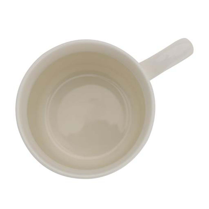 DELCASABone Wave Mug, 11oz, | New Bone China | Chip Resistant & Durable | Tea, Cappuccino, Coffee, Latte Cup