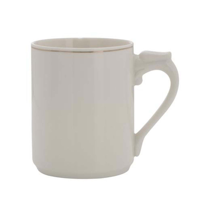 DELCASA Bone Wave Mug, 12oz,   New Bone China  Chip Resistant & Durable  Tea, Cappuccino, Coffee, Latte Cup