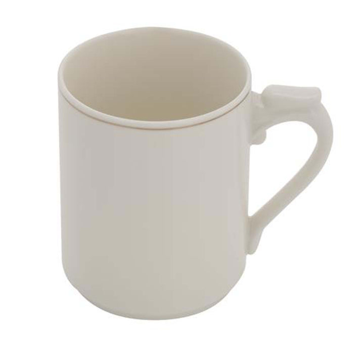 DELCASA Bone Wave Mug, 12oz,   New Bone China  Chip Resistant & Durable  Tea, Cappuccino, Coffee, Latte Cup