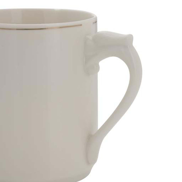 DELCASA Bone Wave Mug, 12oz,   New Bone China  Chip Resistant & Durable  Tea, Cappuccino, Coffee, Latte Cup