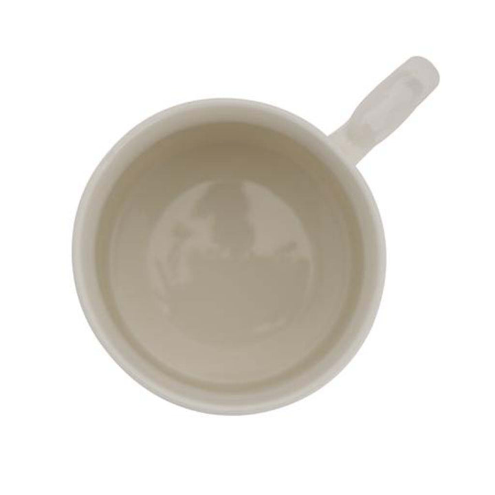 DELCASA Bone Wave Mug, 12oz,   New Bone China  Chip Resistant & Durable  Tea, Cappuccino, Coffee, Latte Cup