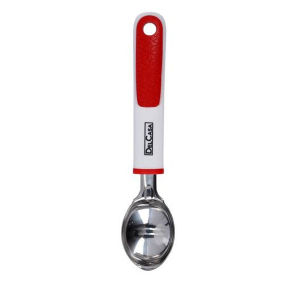 DELCASA Comfortable Grip ABS Handle Stainless Steel Ice Cream Scoop