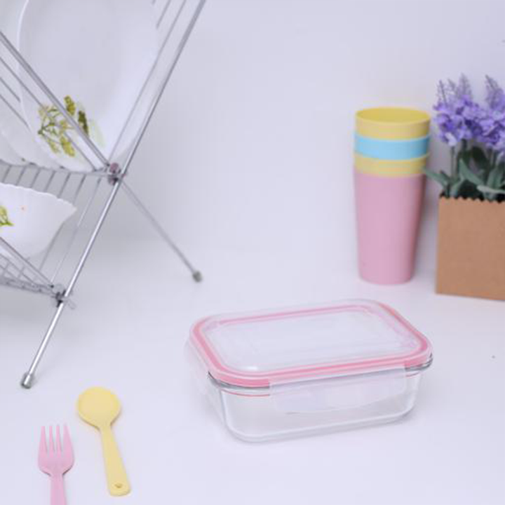 DELCASA Delcasa 1000ml Glass Rectangle Airtight Container