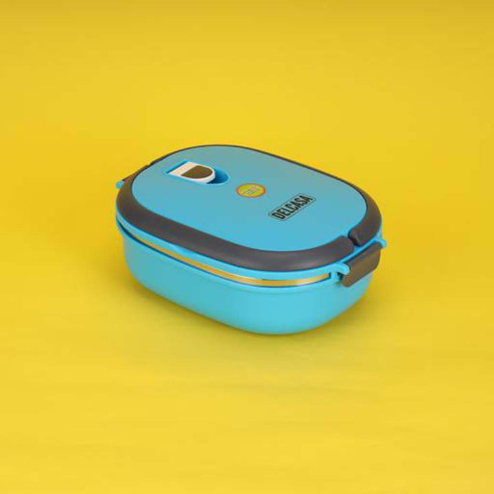 DELCASA Delcasa SS Square Lunch Box - 900ML