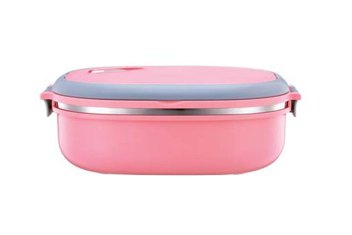 DELCASA Delcasa SS Square Lunch Box - 900ML