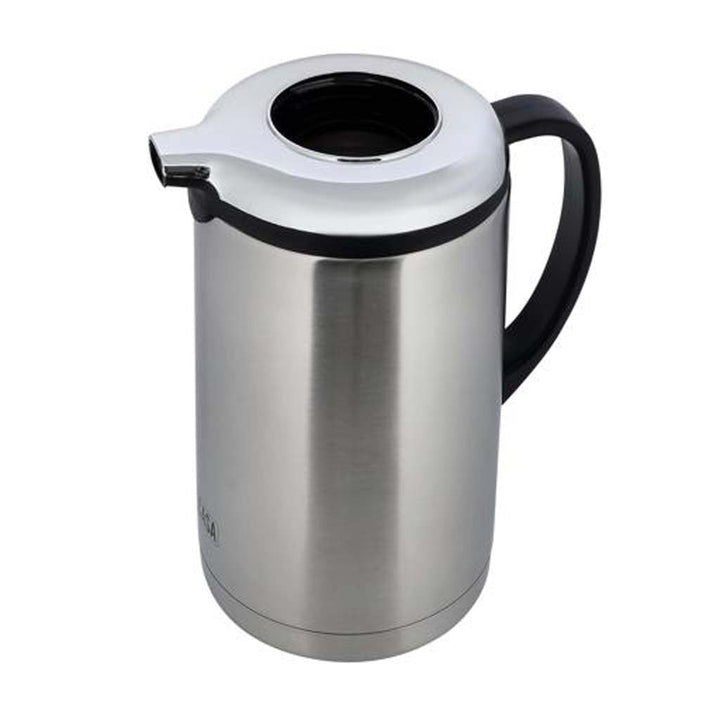 DELCASA Double Wall Stainless Steel 1000ml Vacuum Flask with Handle, Portable & Leak Proof  Maintains Freshness & Flavor