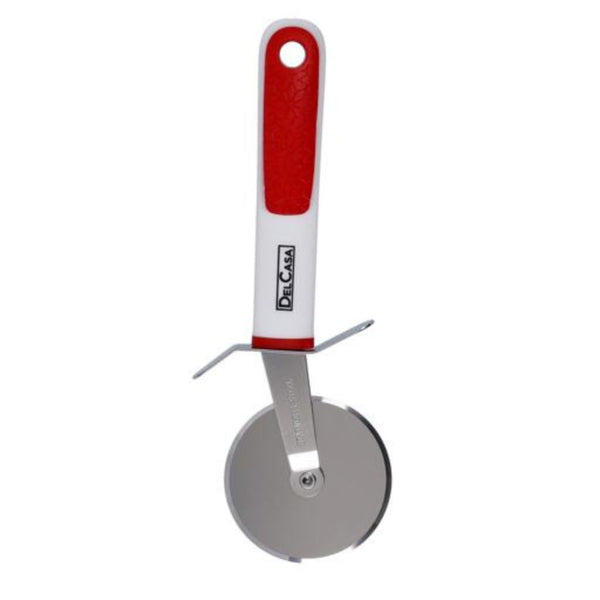 DELCASA Ergonomic Slip-Proof - Stainless Steel Pizza Cutter Wheel with Ultra Sharp Blade