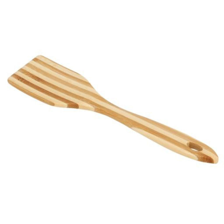 DELCASA Heat-Resistant Bamboo Flat Turner with Comfortable Grip - Ideal for Cooking and Baking