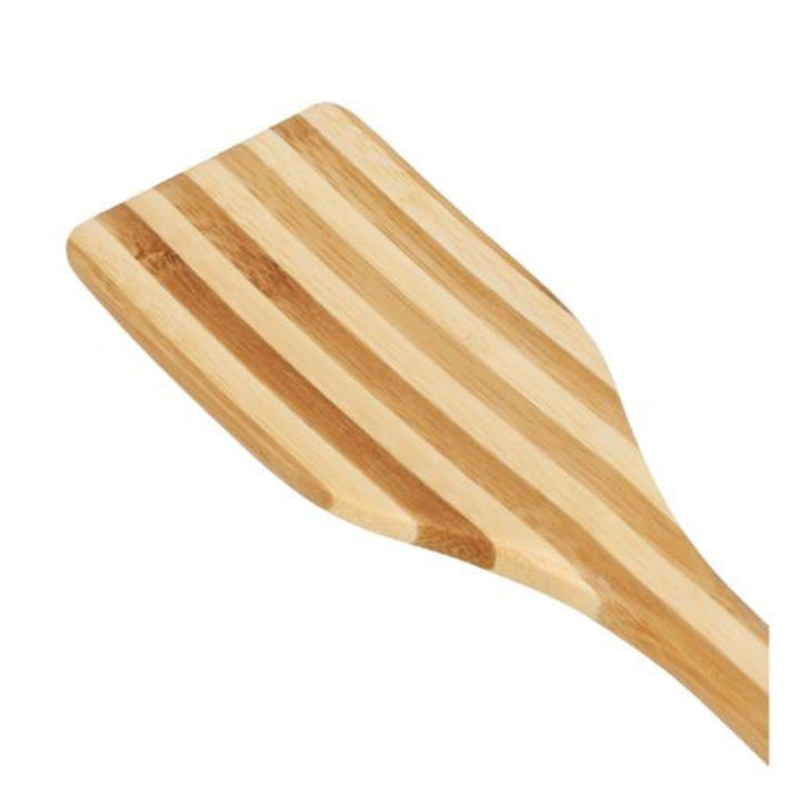 DELCASA Heat-Resistant Bamboo Flat Turner with Comfortable Grip - Ideal for Cooking and Baking