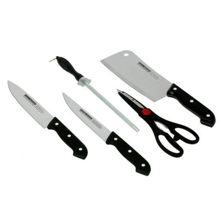 DELCASA Kitchen Knife Set with Cutting Board - 5 Pieces