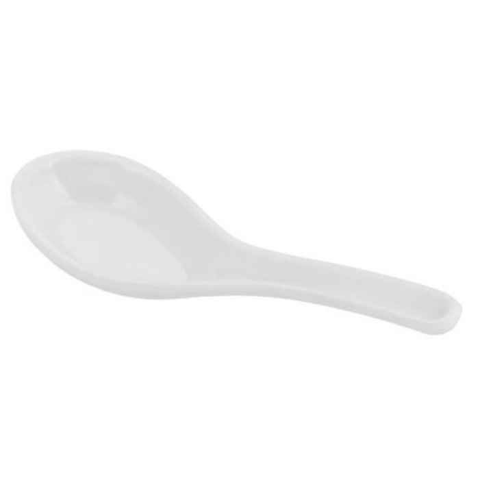 DELCASA Melamine Soup Spoon with Grip Handle and Hanging Loop for easy storage, professional quality