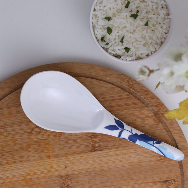 DELCASA Melamine Ware Rice Spoon - Cooking and Serving Utensil with Ergonomic Handle