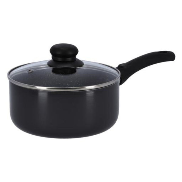 DELCASA Non-Stick Aluminium Saucepan with Lid,18cm