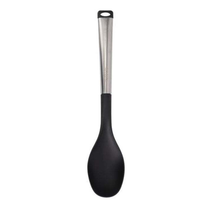 DELCASA Nylon Solid Spoon Stainless Steel Handle