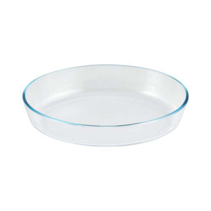 DELCASA Oval Baking Dish 2000ml Borosilicate Glass - Non-Stick, Freezer-to-Oven, No Lid