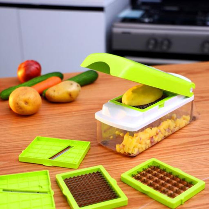 Portable 5in1 Fruits and Vegetable Chopper - Multi-Functional Plastic ...