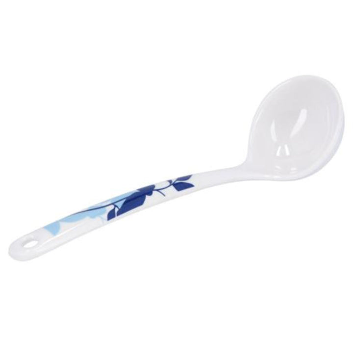 DELCASA Professional Melamine Soup Ladle with Long Handle - Kitchen Dining Utensil for Serving