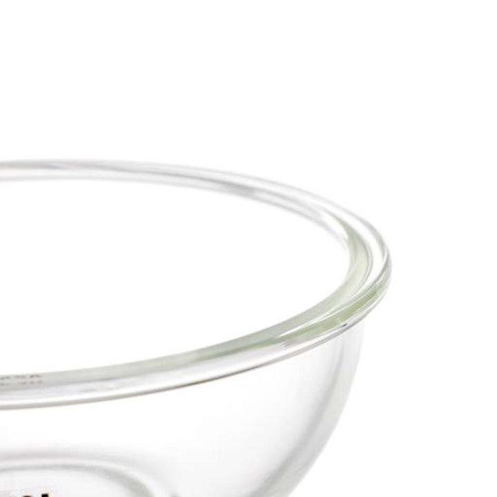 DELCASA Round 2000ml Glass Bowl with PP Lid | Leak-Proof | Dishwasher/Oven/Freezer Safe | Meal Prep Container