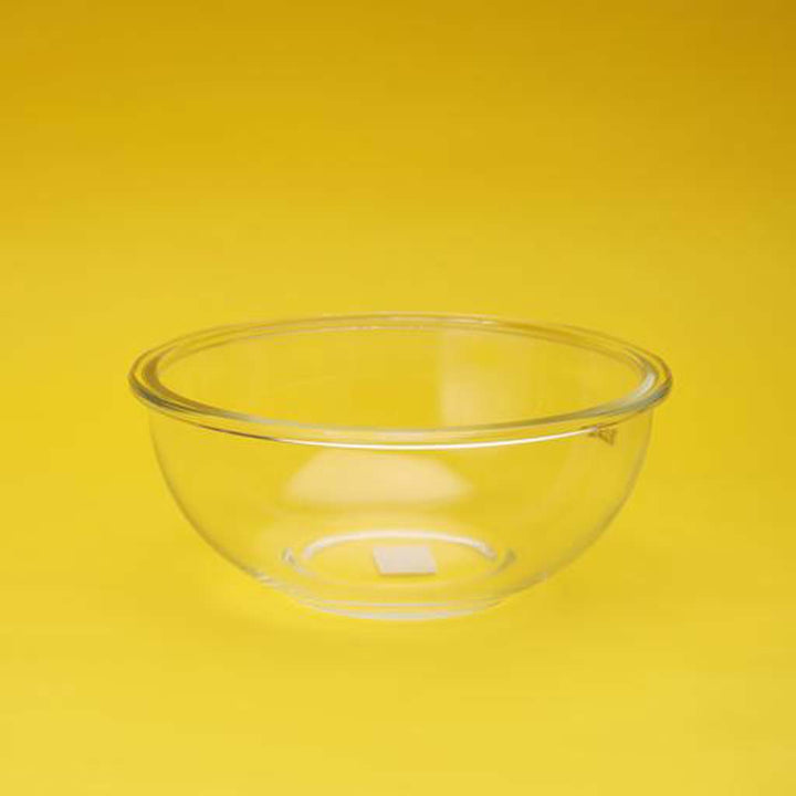 DELCASA Round 2000ml Glass Bowl with PP Lid | Leak-Proof | Dishwasher/Oven/Freezer Safe | Meal Prep Container