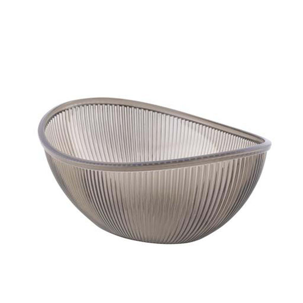 DELCASA Smoked Gray 1650ml Acrylic Bowl