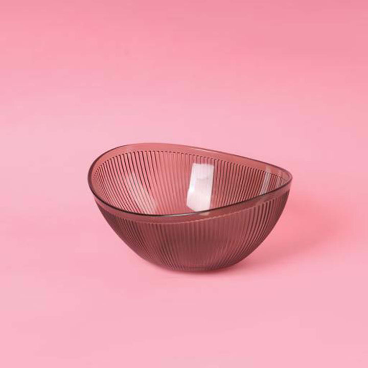 DELCASA Smoked Gray 1650ml Acrylic Bowl