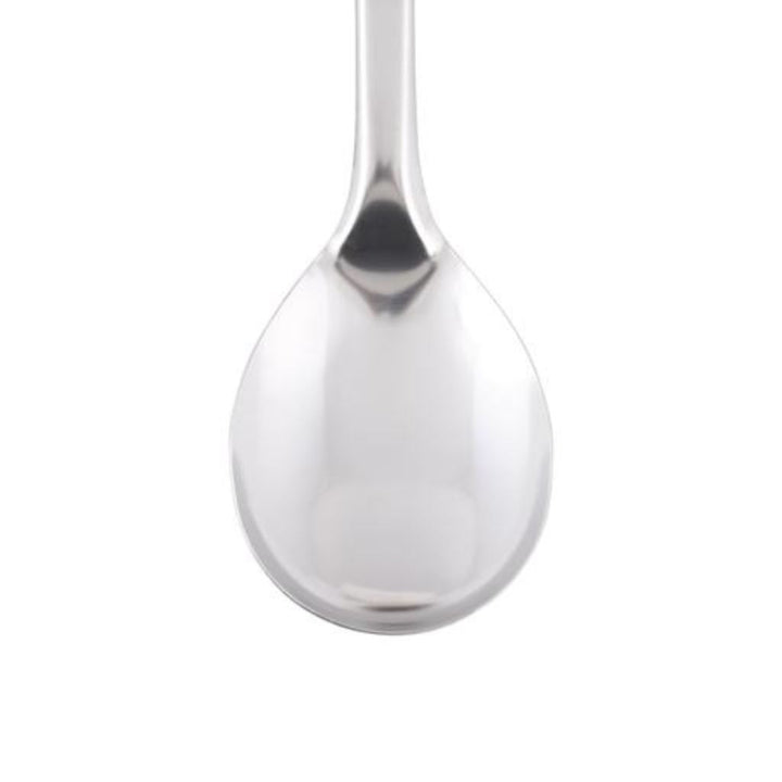 DELCASA Solid Stainless Steel Spoon with Wooden Handle