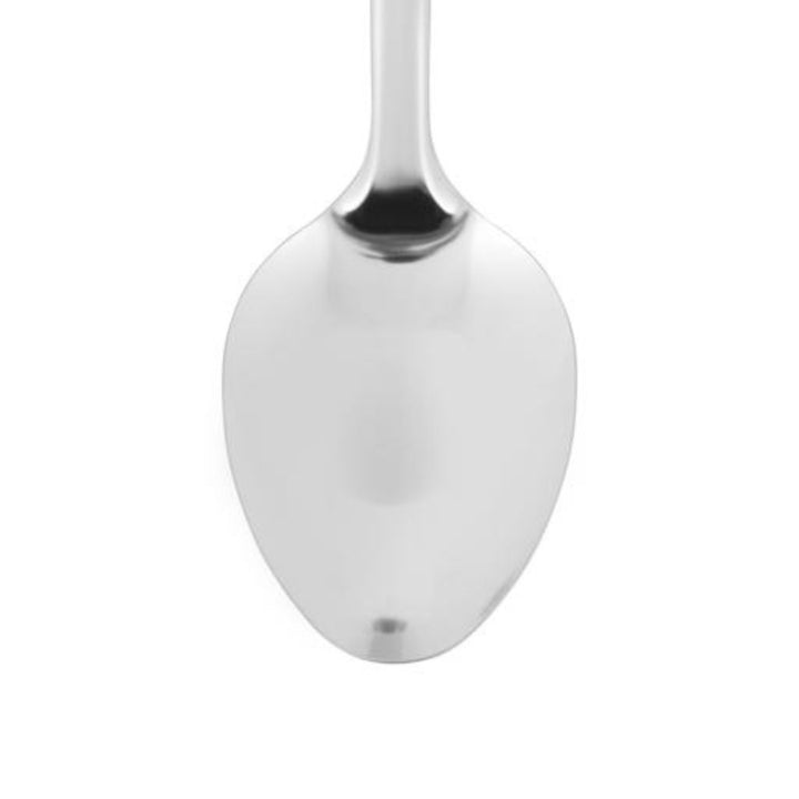 DELCASA Solid Stainless Steel Spoon with Wooden Handle