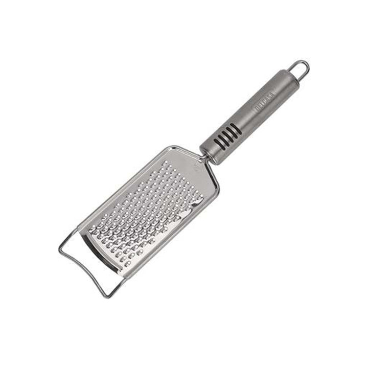 DELCASA Stainless Steel Ginger Grater with TRP Handle, Ultra Sharp Blades. Fine to Medium Textures for Citrus, Vegetables, Cheese, Chocolate, etc. Rust Proof.