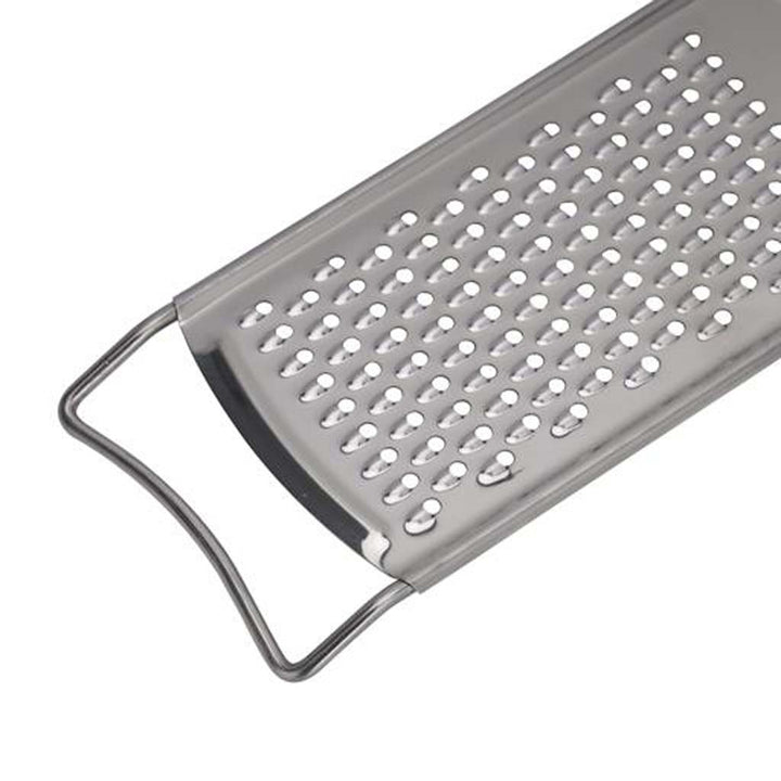 DELCASA Stainless Steel Ginger Grater with TRP Handle, Ultra Sharp Blades. Fine to Medium Textures for Citrus, Vegetables, Cheese, Chocolate, etc. Rust Proof.