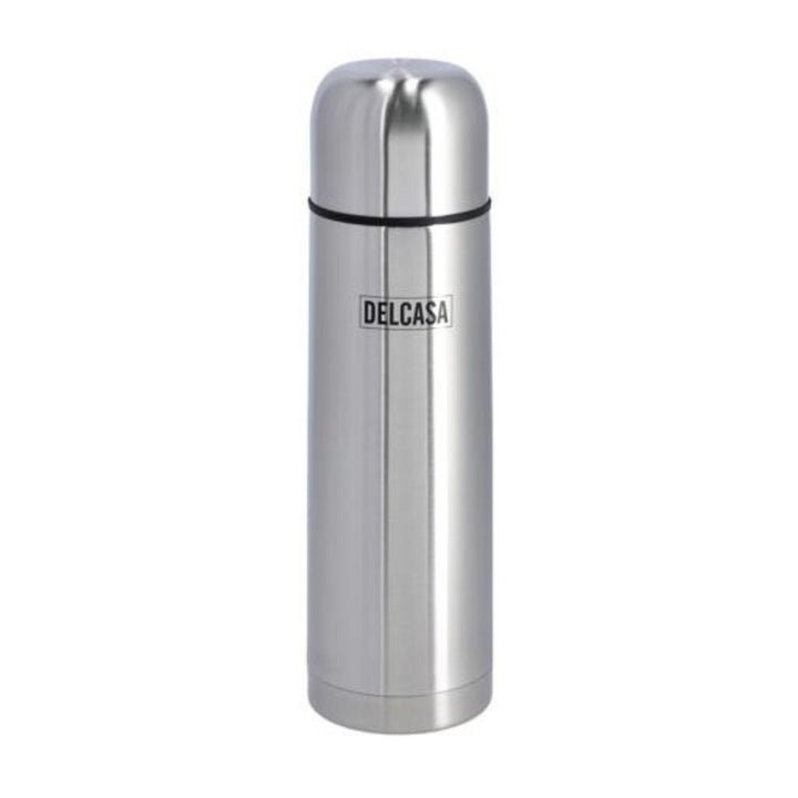 DELCASA Stainless Steel Vacuum Insulated Water Bottle - 1l33.5oz Flask with Thermos Technology