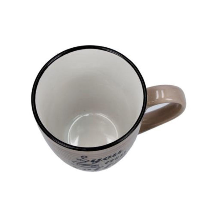 DELCASA Stoneware Mug 8oz - Ideal for Large Coffee and Tea Drinks