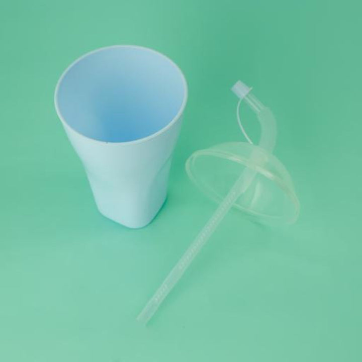 DELCASA Straw Cup With Lid - 500ML