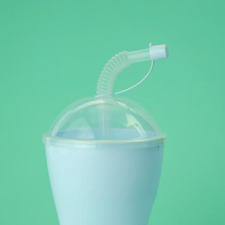 DELCASA Straw Cup With Lid - 500ML