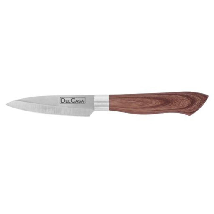 DELCASA Ultra Sharp Stainless Steel All Purpose Small Kitchen Knife - Perfect for Pairing - 8.89cm